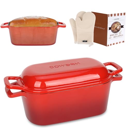 3.6QT Oval Enameled Cast Iron Dutch Oven with Lid K967223
