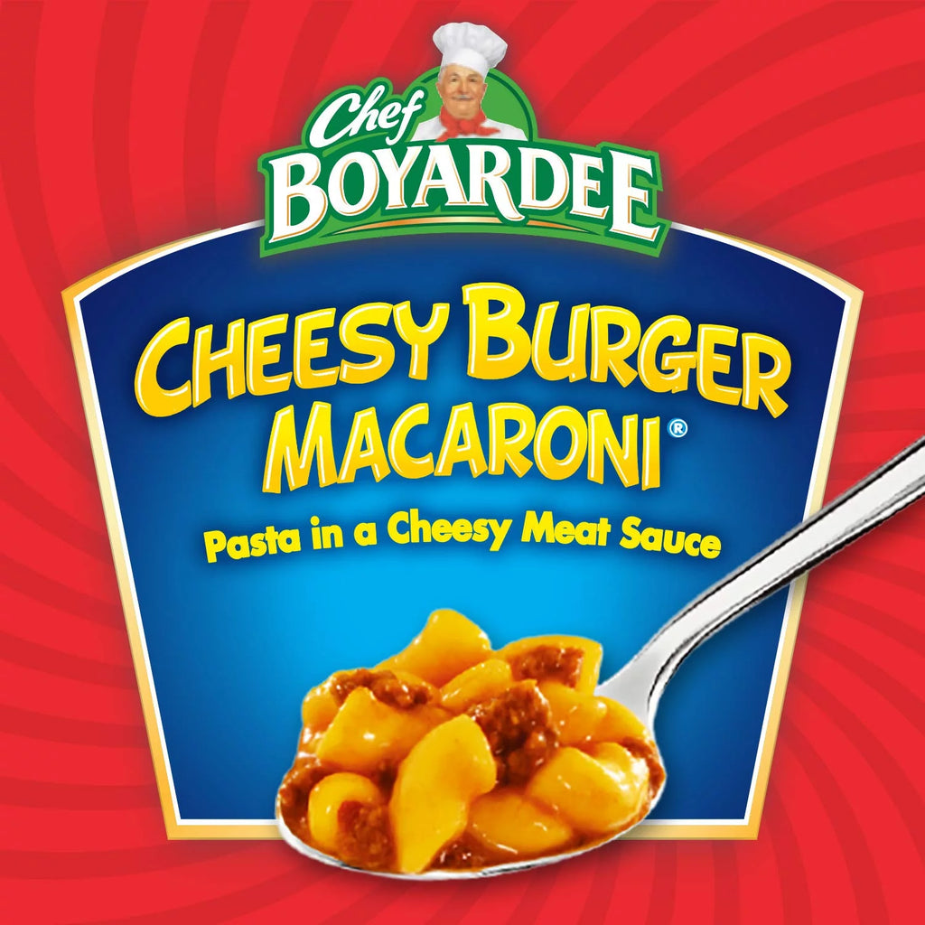 Cheesy Burger Macaroni, 15 oz, 12 Pack X4835