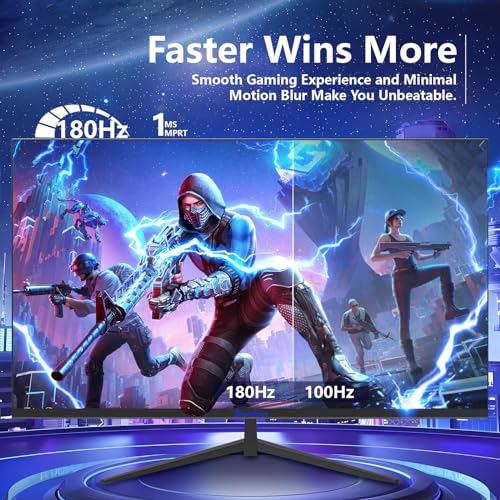 24 Inch Curved Gaming Monitor Full HD 1080P Frameless FreeSync E9558
