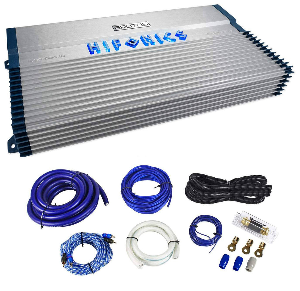 2000W RMS Mono Car Subwoofer Amplifier with Amp Kit T304