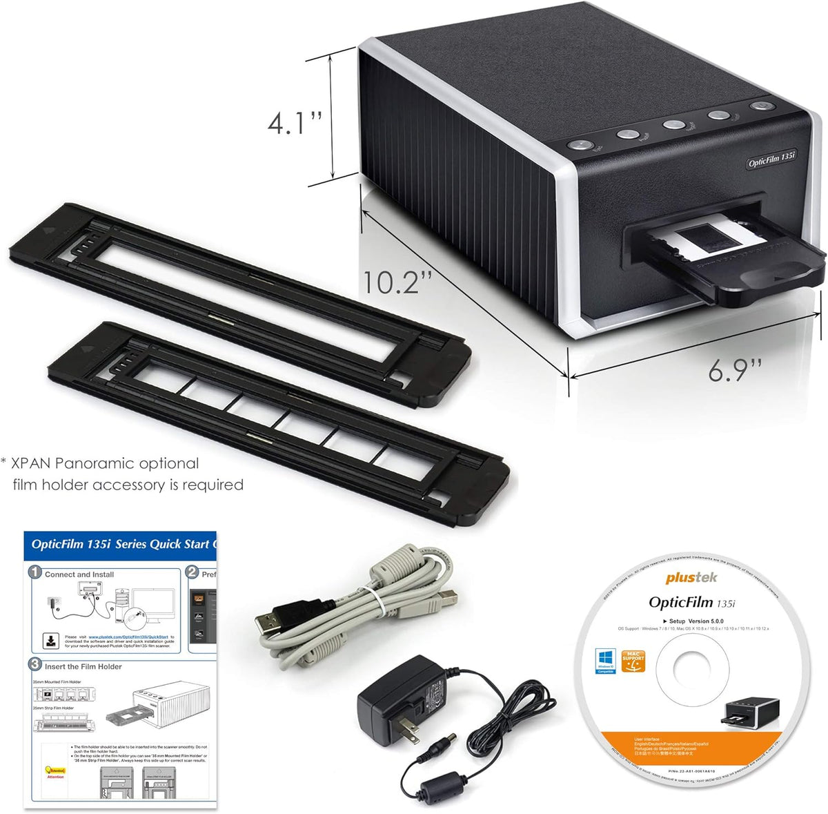 Automatic 35mm Film & Slide Scanner, 7200 dpi Y452920