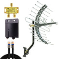 Outdoor Amplified TV Antenna with 50 ft. Coax Cable W446258