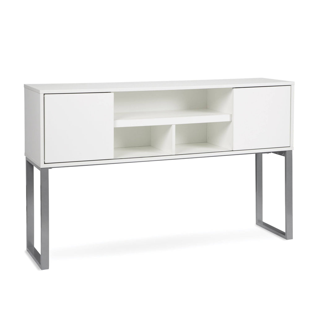 White Office Cabinet with Doors B40780