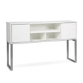 White Office Cabinet with Doors B40780