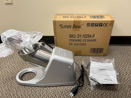 Electric Ice Shaver Ice Crusher Snow Cone Maker 300W 145 lbs T651