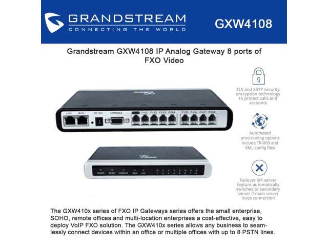 8 Ports Analog VPN Gateway Q435