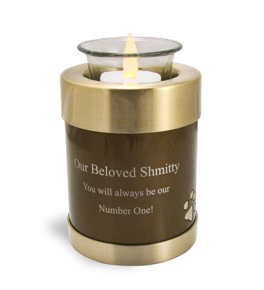Bronze Tealight Candle Urn V914