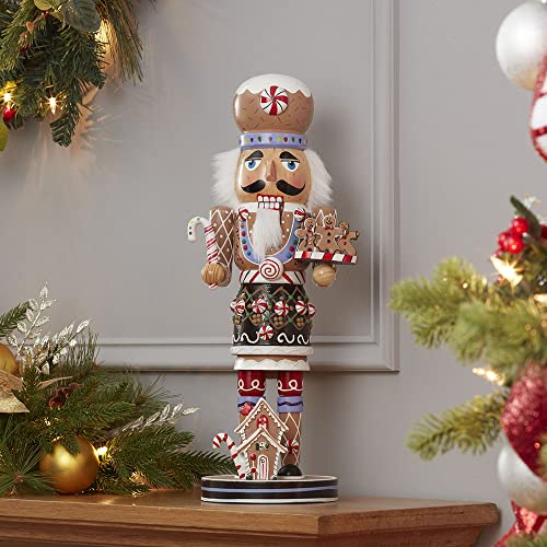 16-Inch Wooden Gingerbread Christmas Nutcracker Z632
