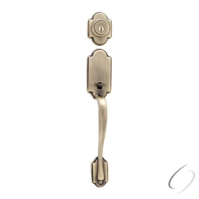 Antique Brass Exterior Handleset M9288