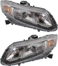 Honda Civic Headlight Assembly 2013 2014 2015 Pair L630871