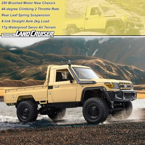 1/12 Scale 4x4 RC Crawler Truck with 2 Batteries F588