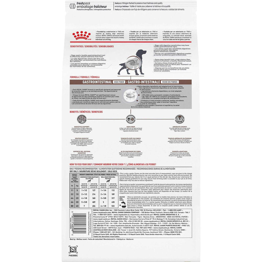 Veterinary Diet Gastrointestinal Fiber Response Dry Dog Food O38110