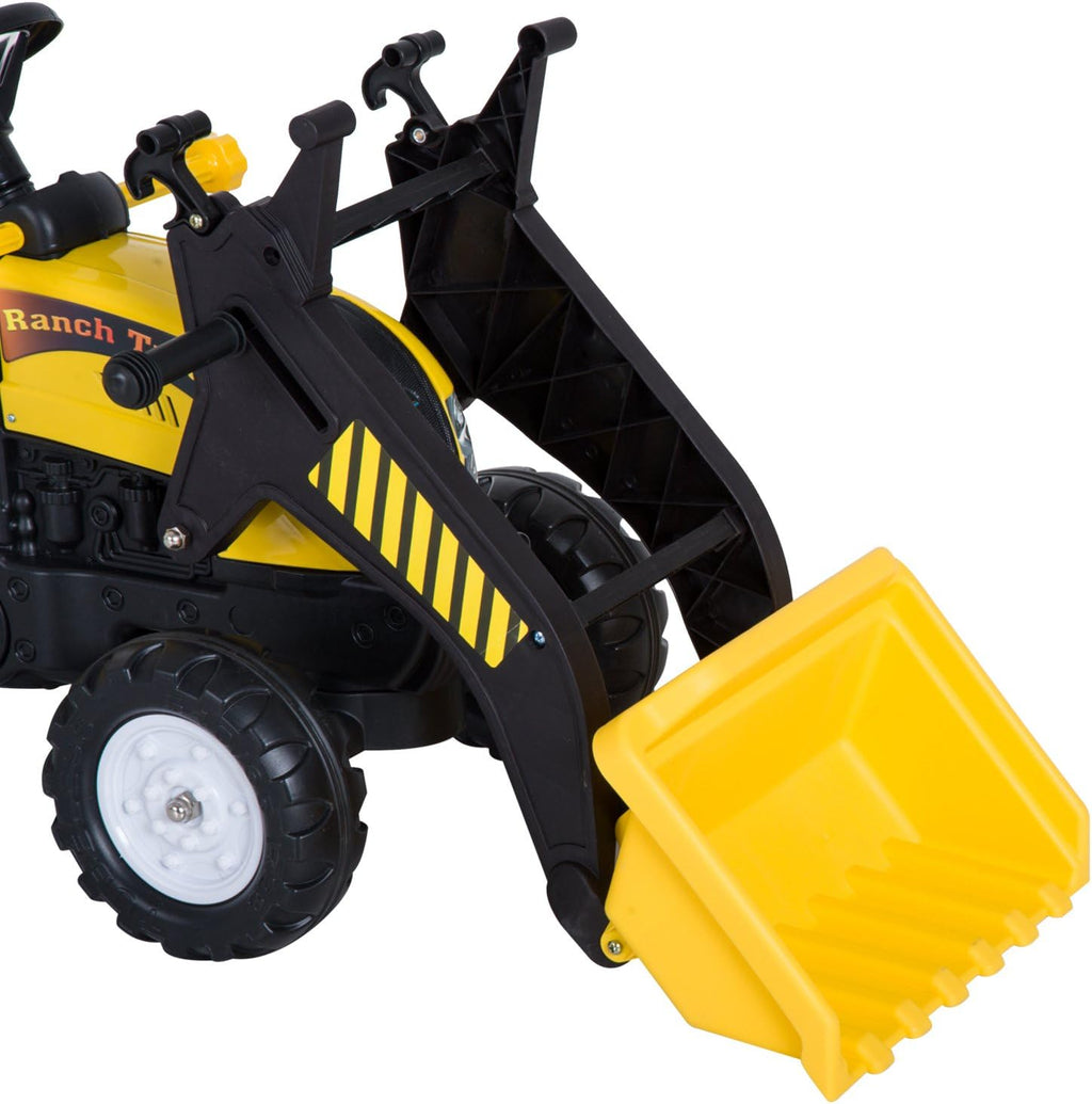 Ride-On Kids Bulldozer Toy with Dirt Bucket I433