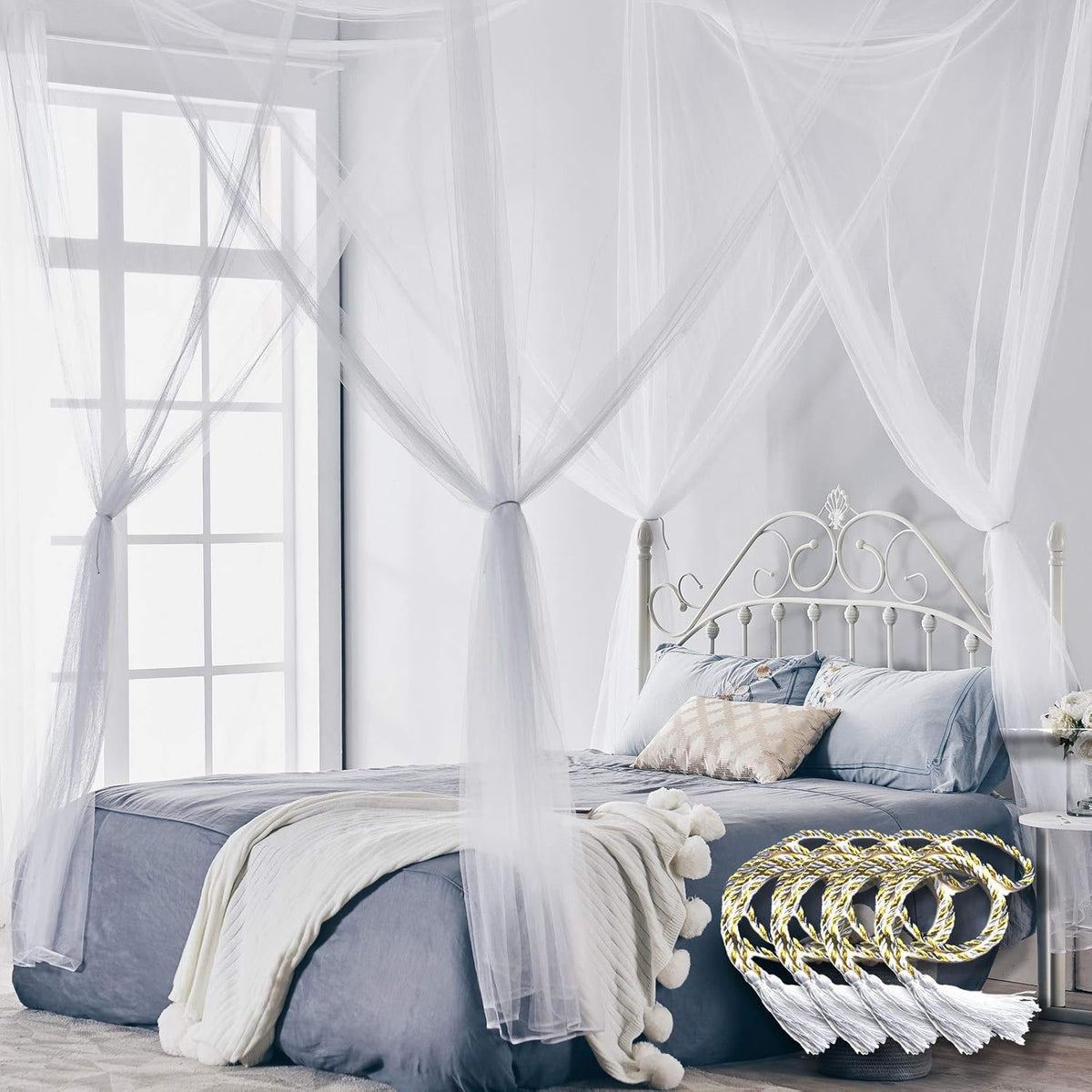 Pink Bed Canopy U71152