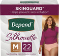 Disposable Maximum Absorbency Incontinence and Postpartum Underwear for Women, Pink, Medium (22 Count) G362780