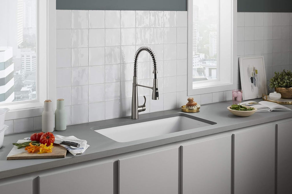 Matte White Kitchen Sink D645354