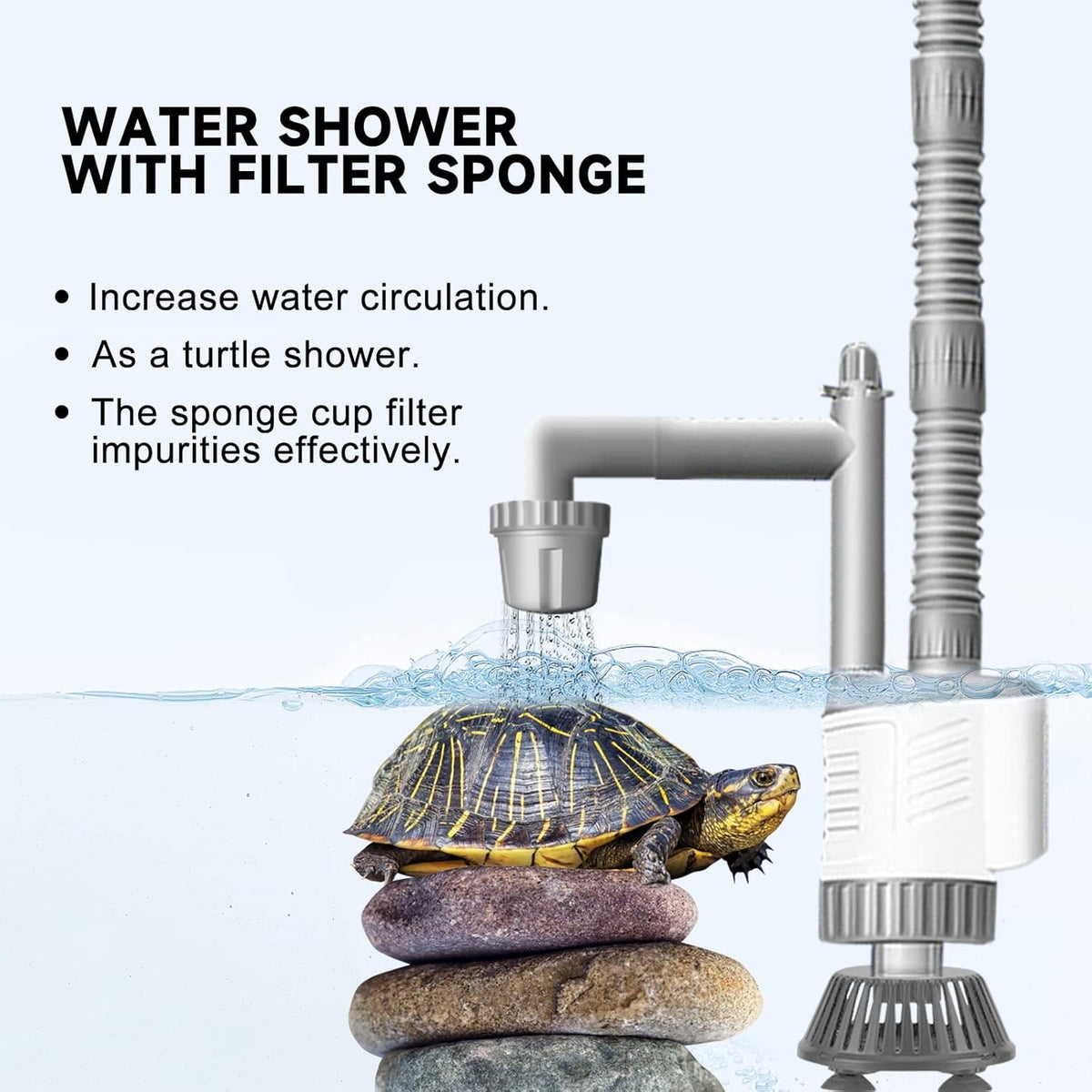 6 in 1 Aquarium Gravel Cleaner Siphon Kit, 30W, 320GPH G307730