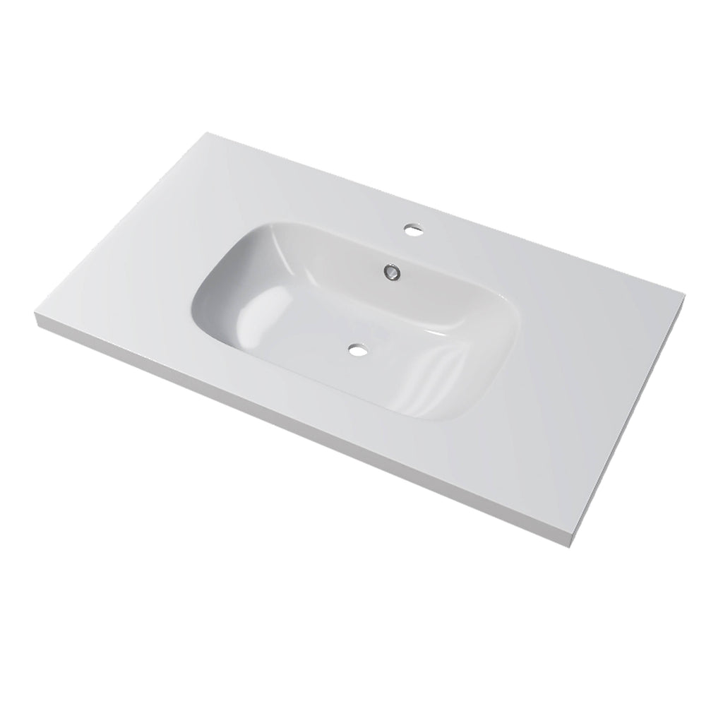 40x22 Oak Wood Bathroom Vanity Set with Sink Y53226