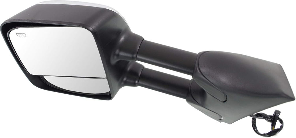 Chrome Power Heated Towing Mirror Driver Side E2999