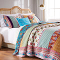 3-Piece King/Cal King Reversible Cotton Quilt Set O374149