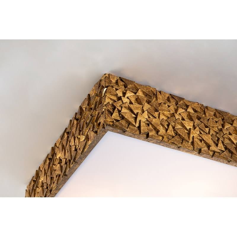 3-Light Square Flush Mount B3361