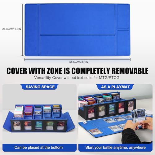 5-Row Deck Case with Removable Lid (Black Purple) R4921