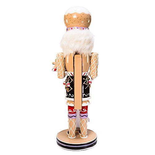 16-Inch Wooden Gingerbread Christmas Nutcracker Z632