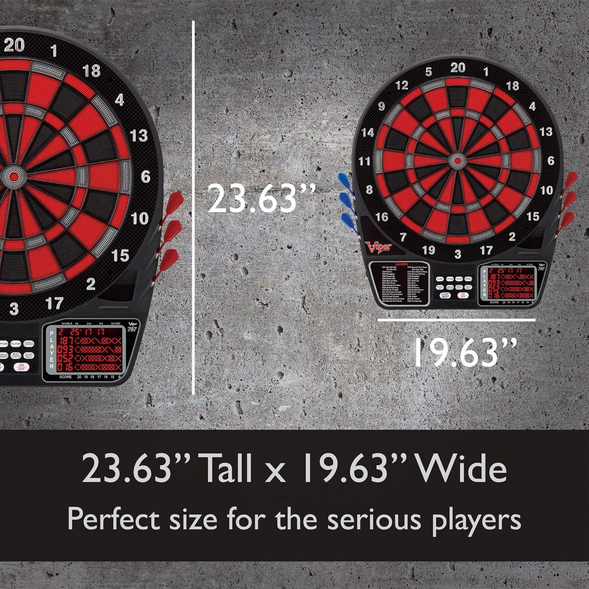 Electronic Dartboard with Darts and Extra Tips I315164