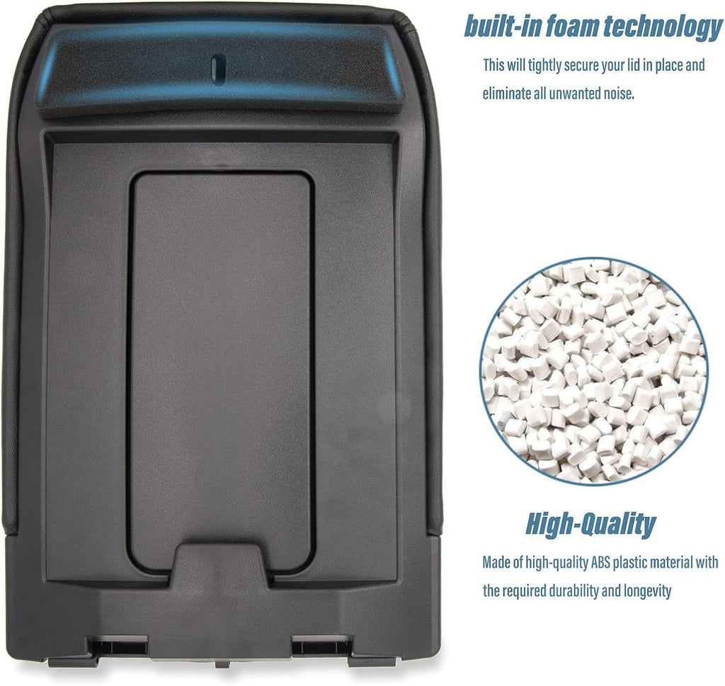 Center Console Lid Replacement Kit Dark Gray Pack of 2 R635473