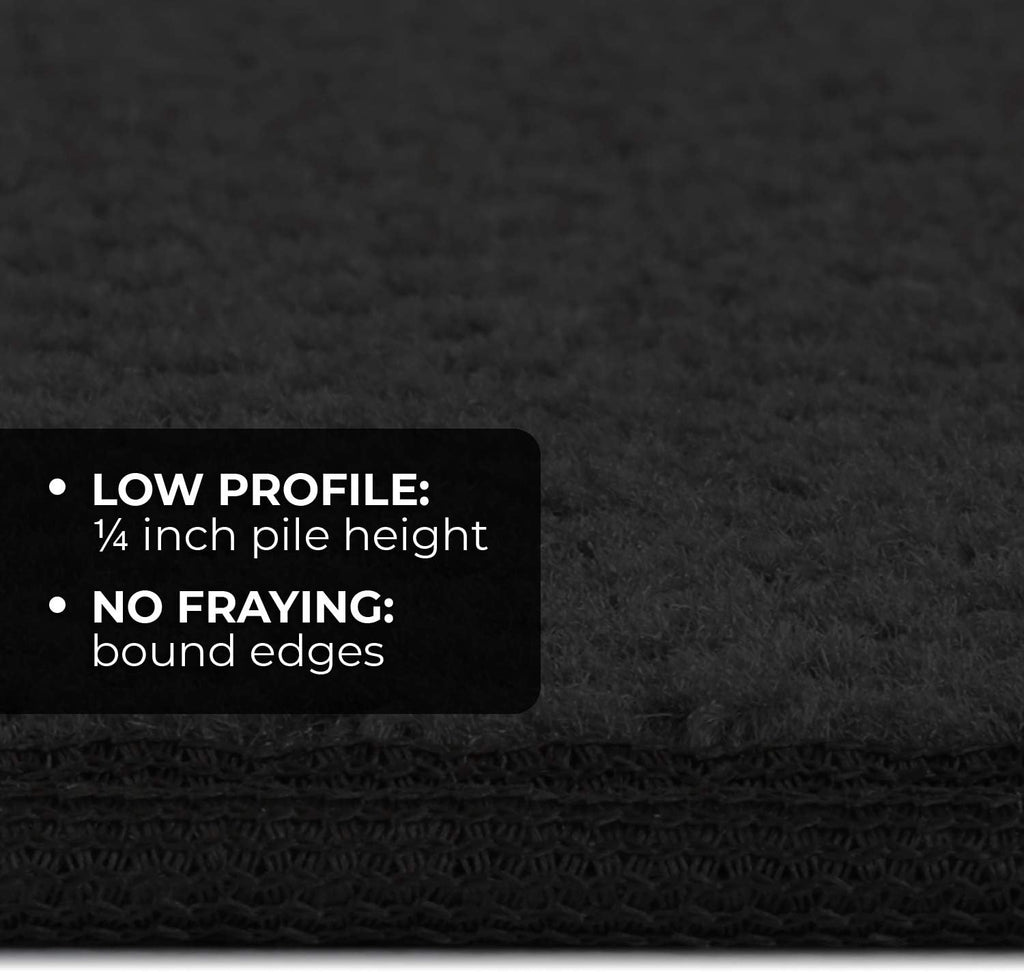 Skid-Resistant Black Carpet Runner 8 Feet X 27 Inches M963270