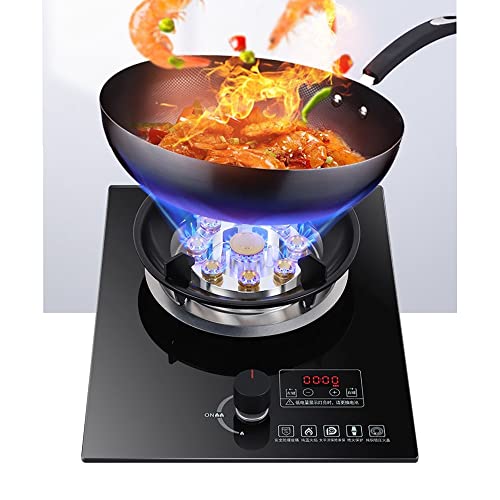Black Tempered Glass Built-in Gas Cooker H47074