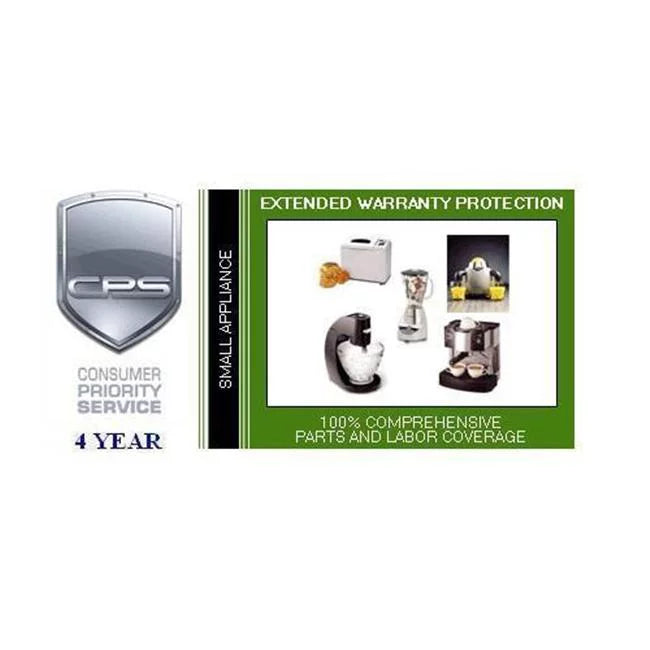4 Year Small Appliance Service Plan O2935