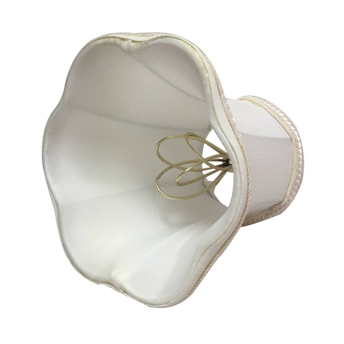 5x22 White Bell Candelabra Shade D746