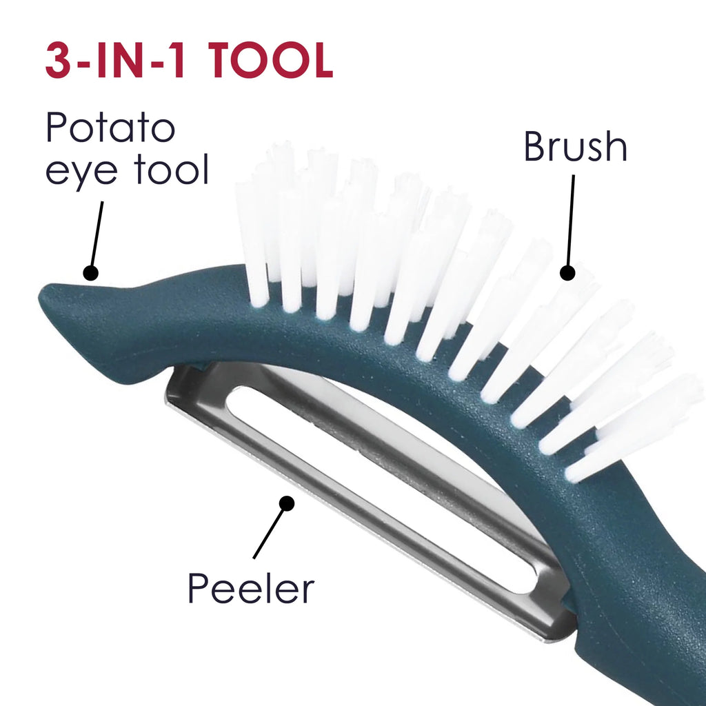 3-Piece Sea Salt Gray Kitchen Prep Set V2555