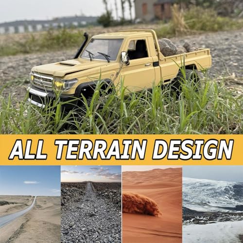 1/12 Scale 4x4 RC Crawler Truck with 2 Batteries F588