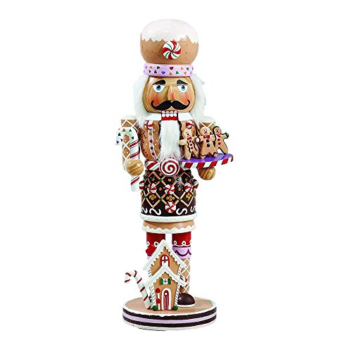16-Inch Wooden Gingerbread Christmas Nutcracker Z632