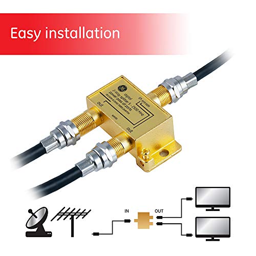 Outdoor Amplified TV Antenna with 50 ft. Coax Cable W446258