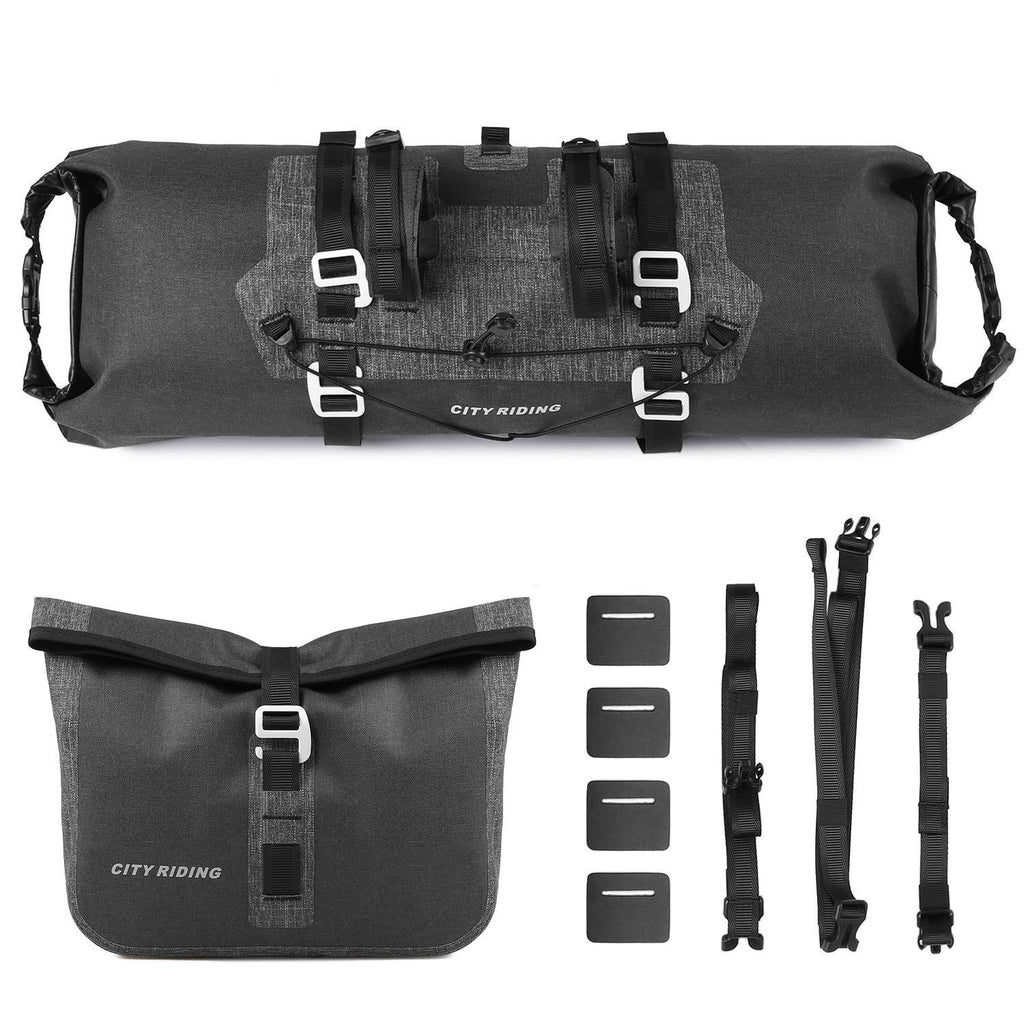 Waterproof 2 in 1 Cycling Handlebar Bag Set Large Capacity D6836