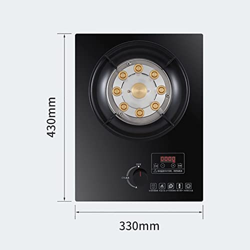 Black Tempered Glass Built-in Gas Cooker H47074