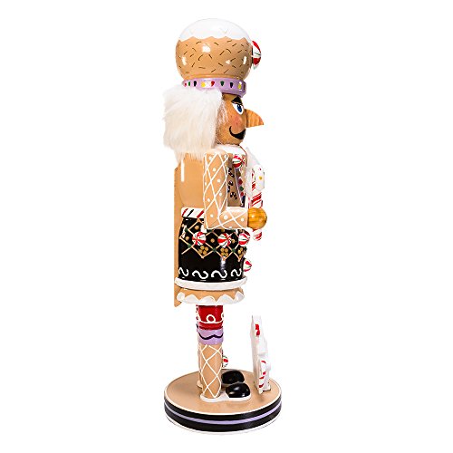 16-Inch Wooden Gingerbread Christmas Nutcracker Z632