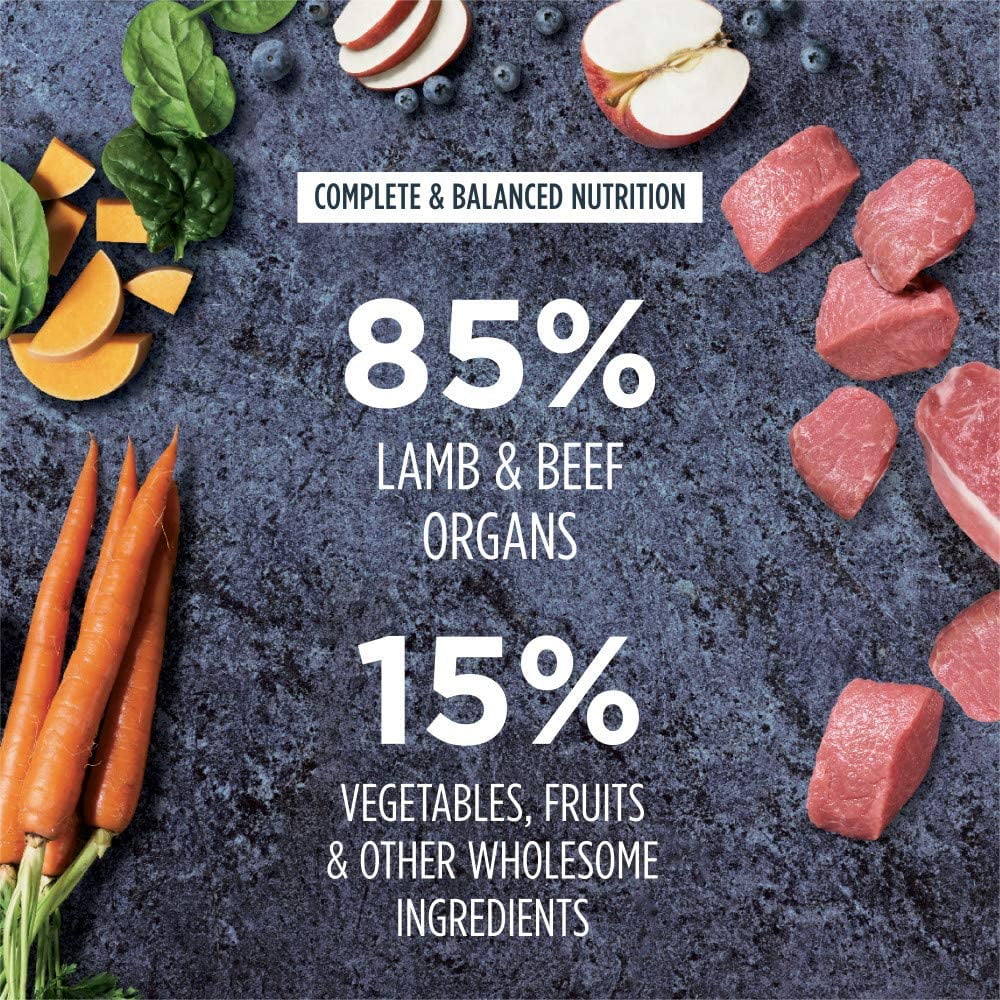 Freeze Dried Raw Grain Free Lamb Recipe Dog Food, 24 oz. Bag X780026