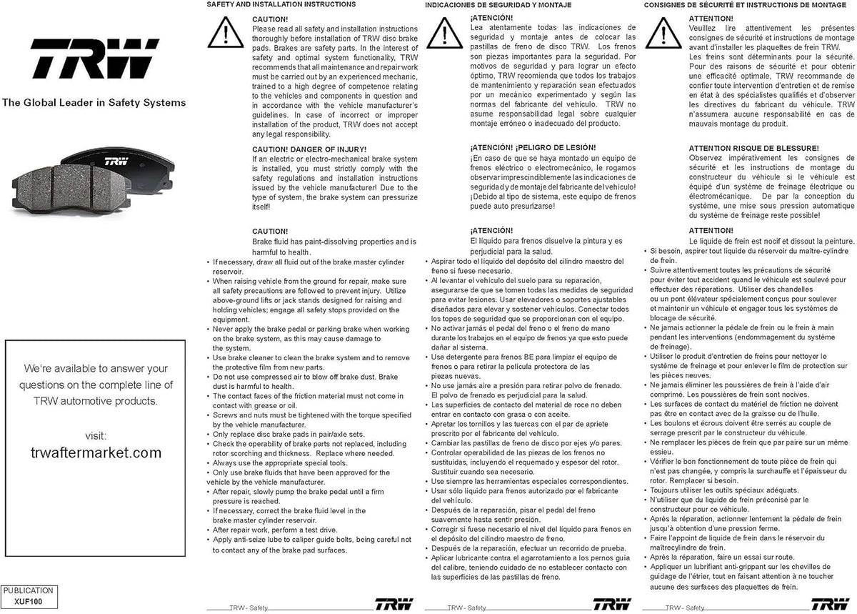 Disc Brake Pad Set Rear, Pack of 2 D949981