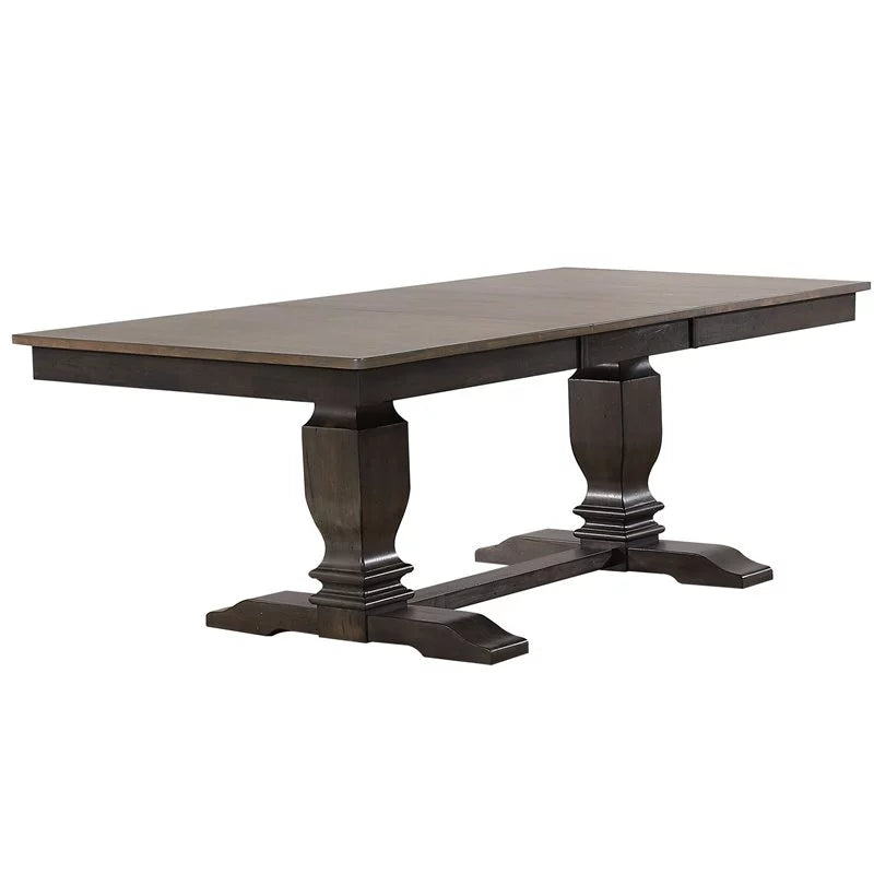 7-Pc Pedestal Rubberwood Dining Set M989000