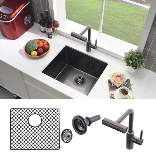 25 Inch Drop In Stainless Steel Laundry Sink with Faucet Z94237