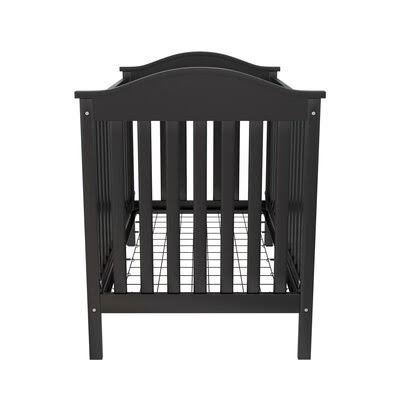 Black 3-in-1 Convertible Crib J125