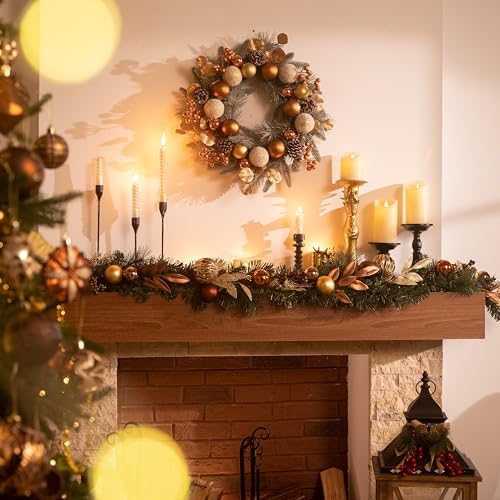 9 Ft Pre-Lit Christmas Garland with Lights R5649