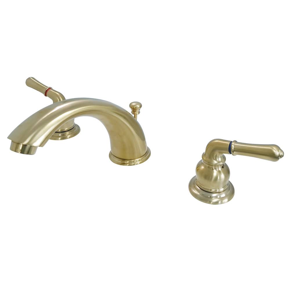 Brushed Brass Widespread Bathroom Faucet R4676