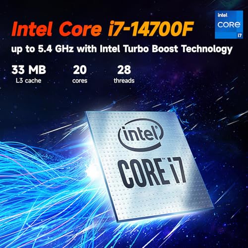 i7 RTX 4060 64GB DDR5 RAM 2TB SSD Gaming Desktop H496577