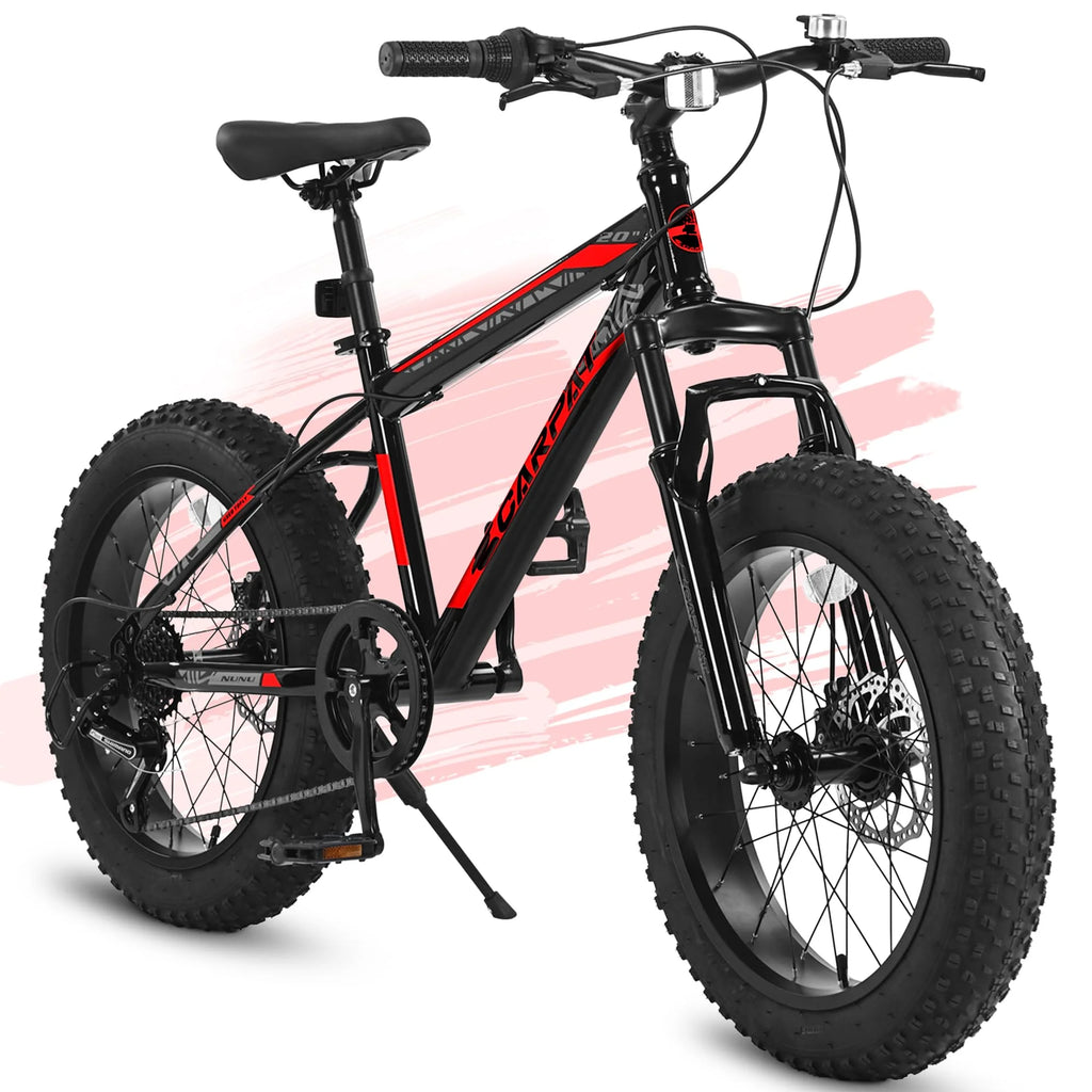 20 Inch 4 Wide Fat Tire 7 Speed Steel Frame Kids Bike T86485