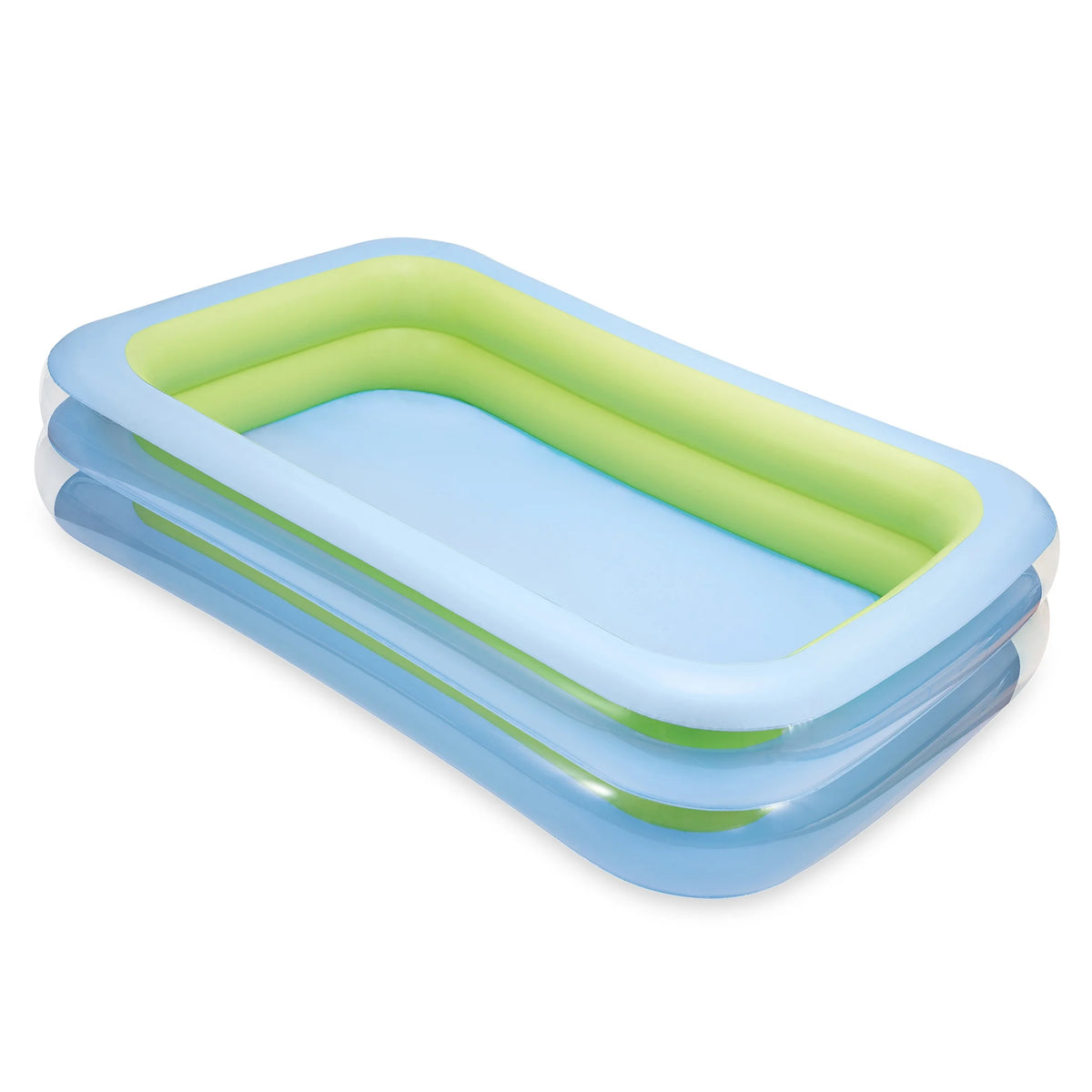 Blue Inflatable Rectangular Swimming Pool M1009